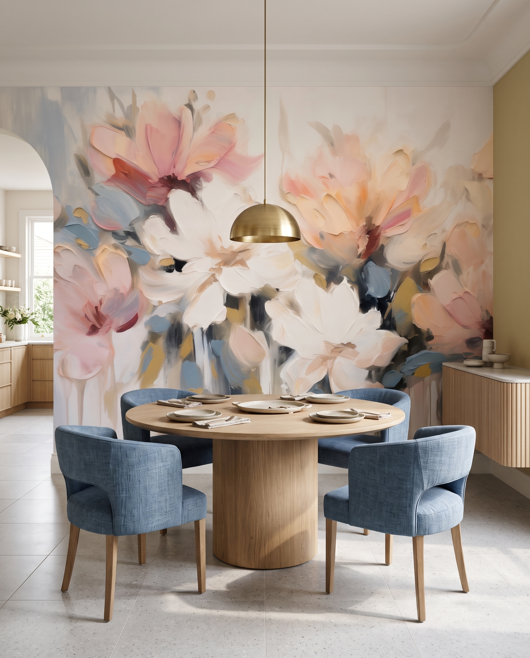 Grandes flores em hastes — interior 8