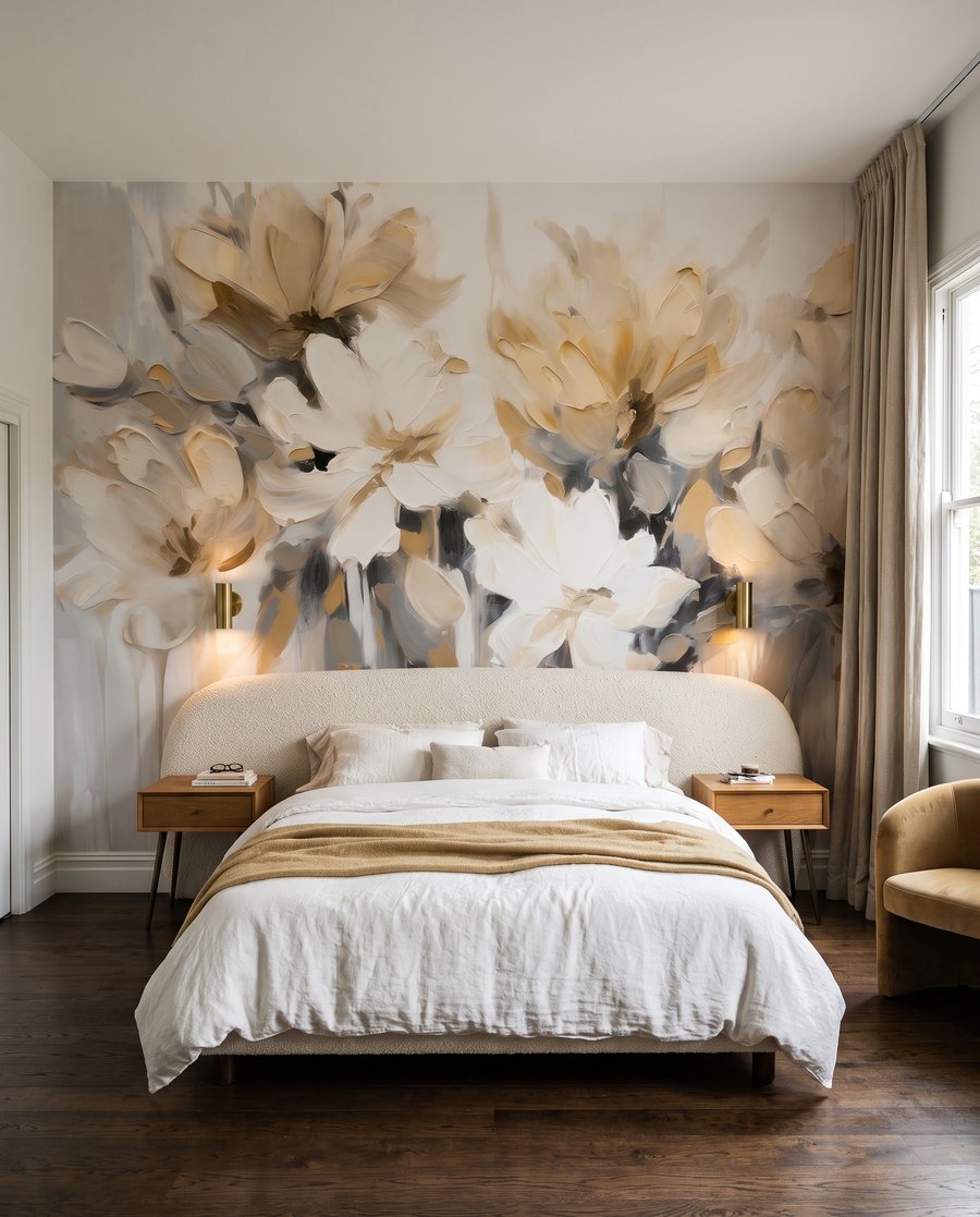 Grandes flores em hastes — interior 2