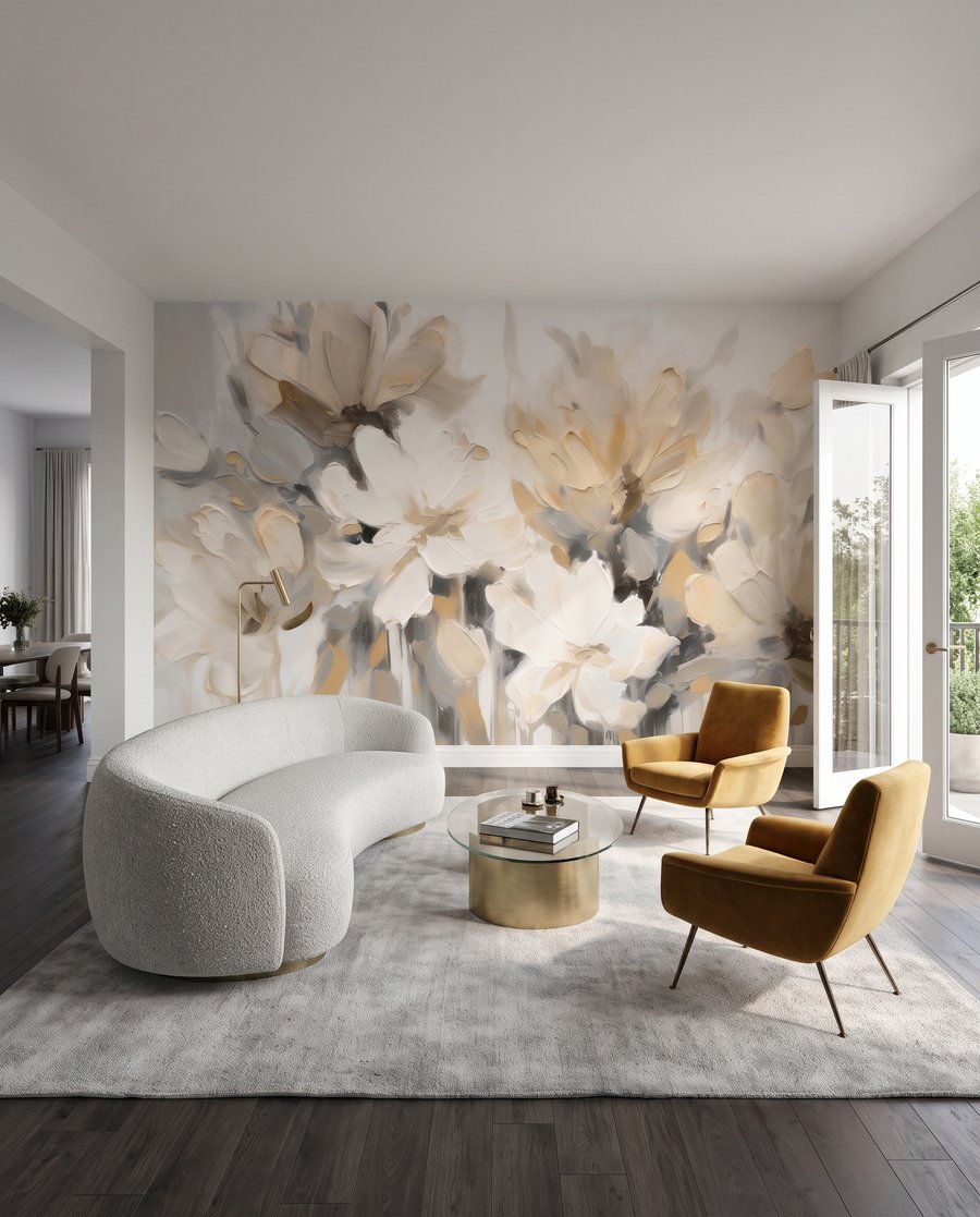 Grandes flores em hastes — interior 4