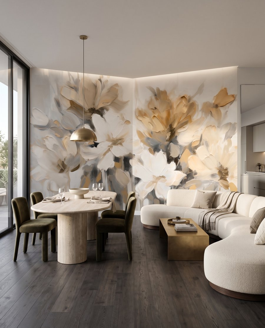 Grandes flores em hastes — interior 5