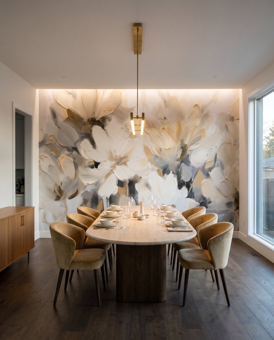 Grandes flores em hastes — interior 7
