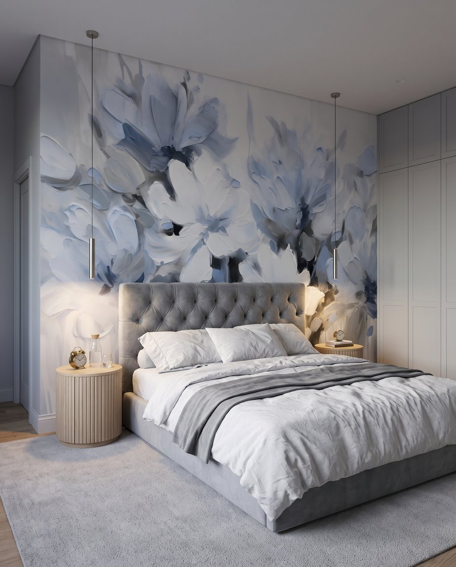 Grandes flores em hastes — interior 1