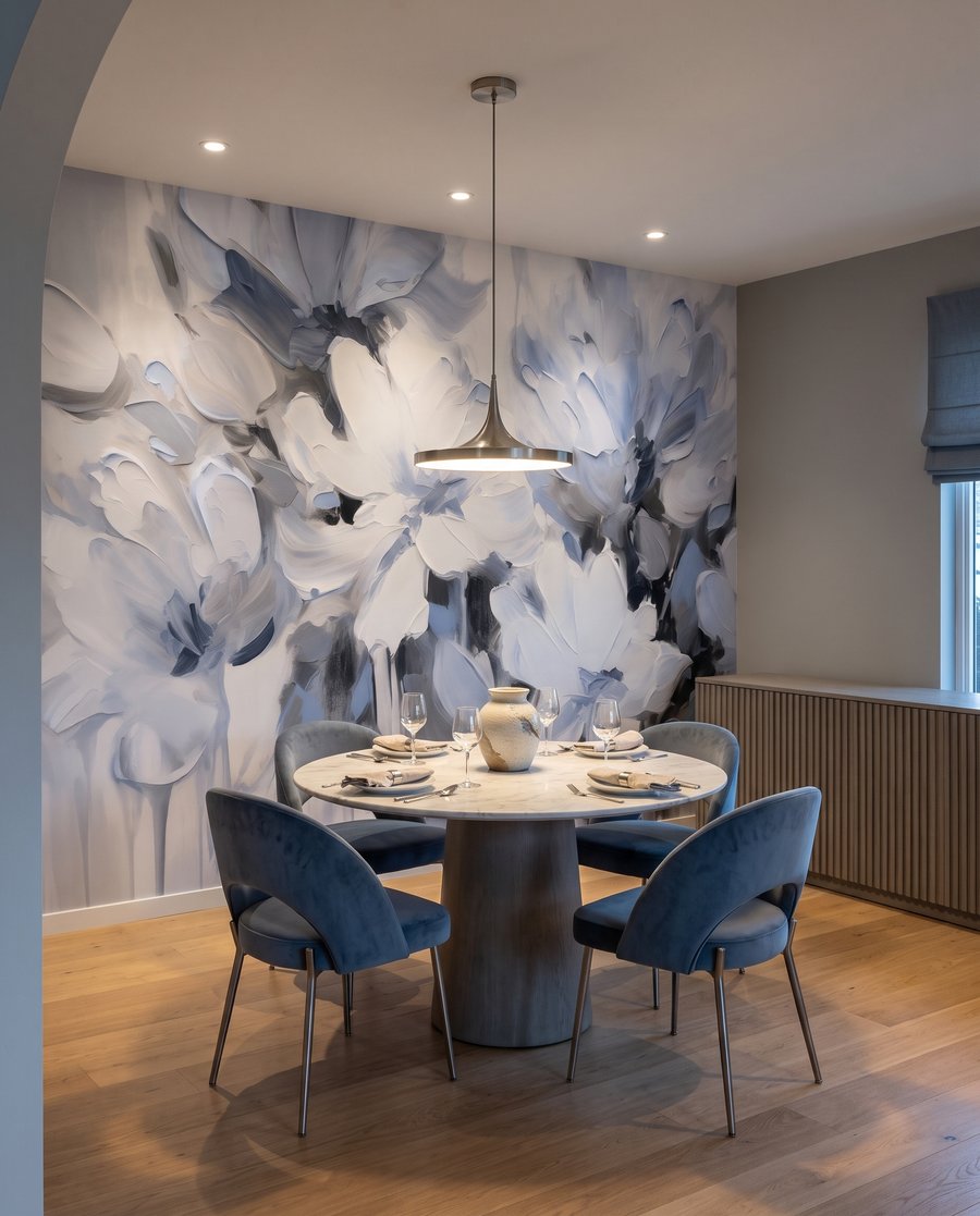 Grandes flores em hastes — interior 5