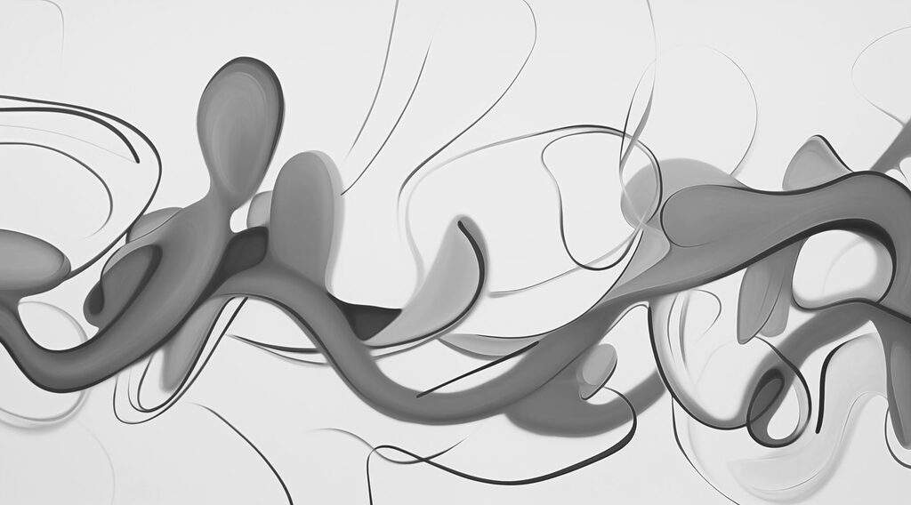 Formas fluidas em movimento — design completo