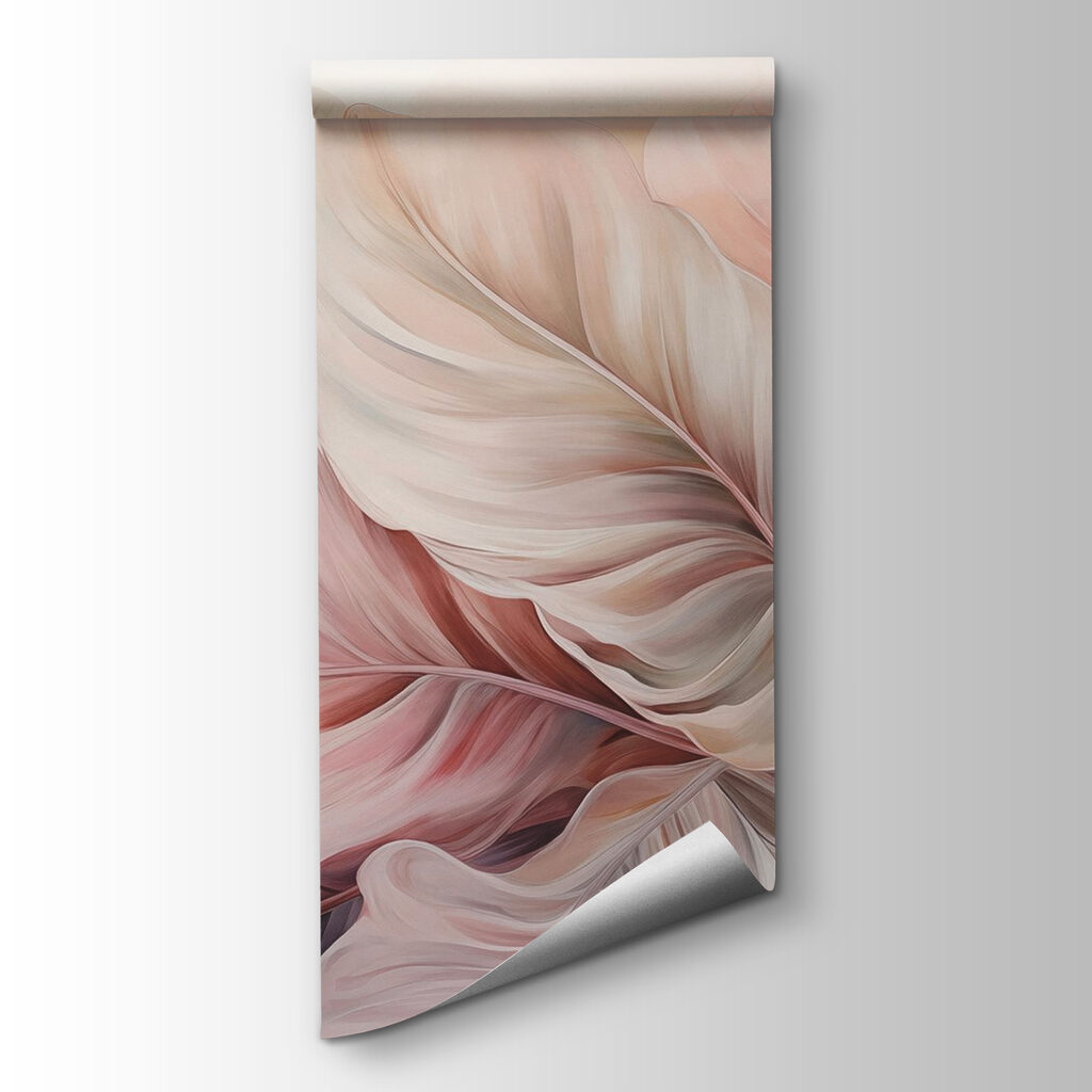 Folhas rosa e creme — vista do produto