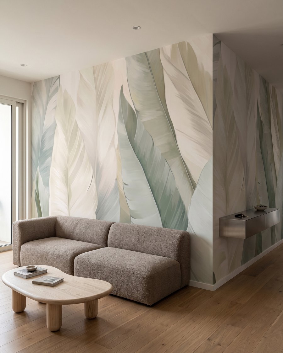 Folhas claras sobrepostas — interior 6