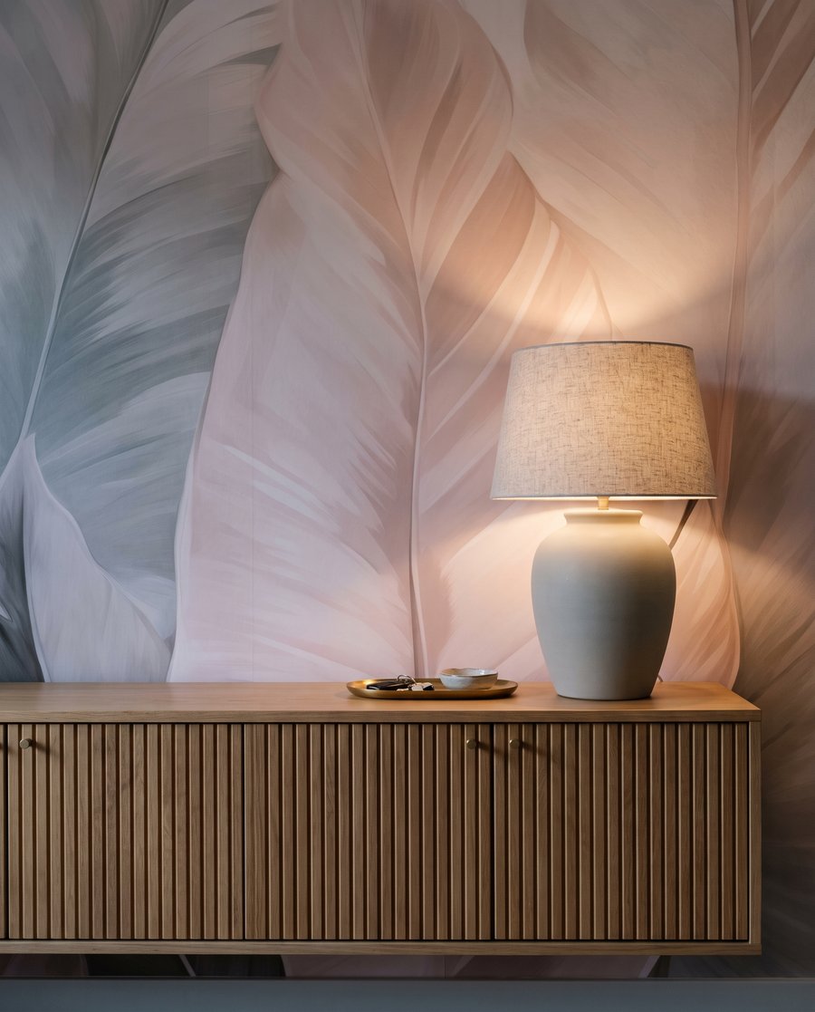 Folhas claras sobrepostas — interior 5