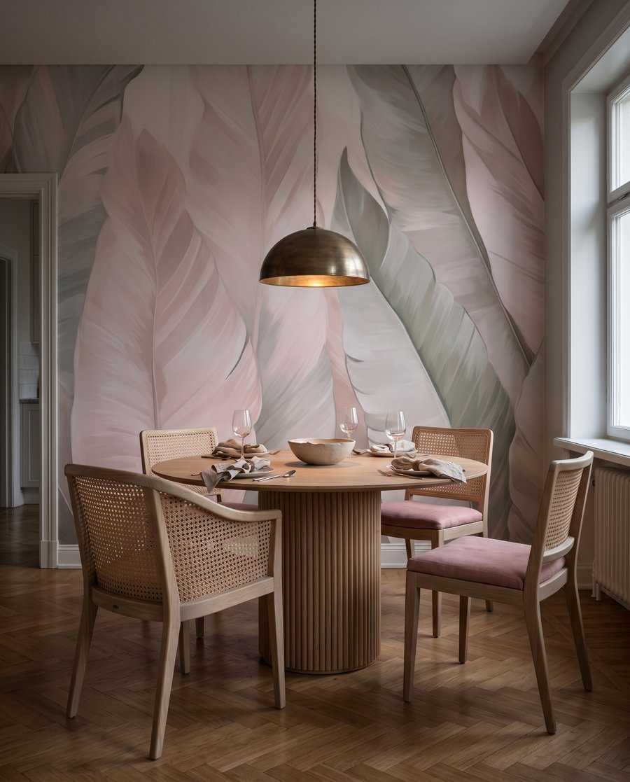 Folhas claras sobrepostas — interior 7