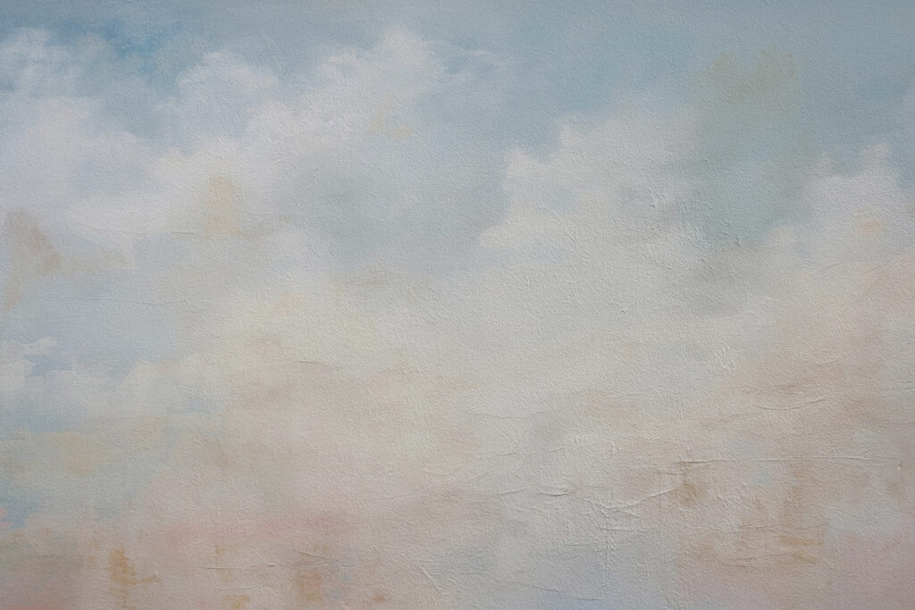 Céu de textura pintada — design completo