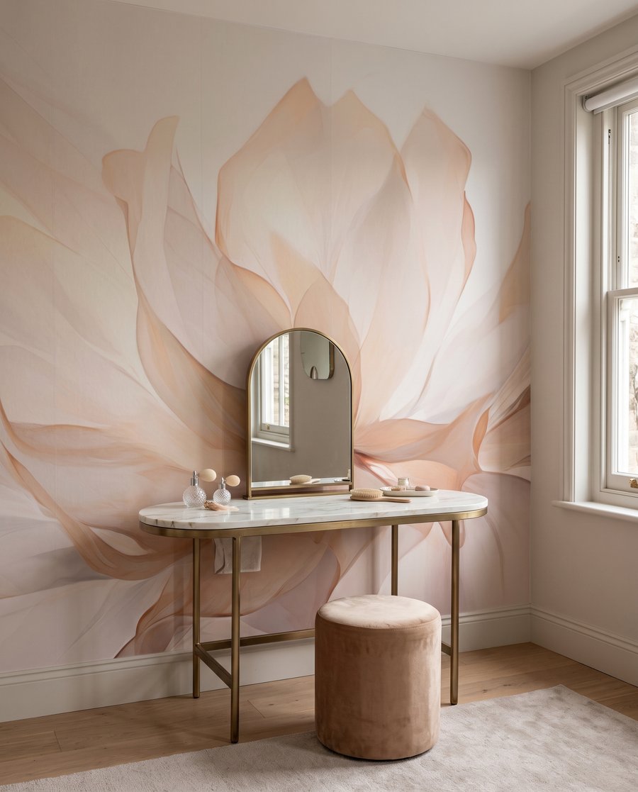 Flor creme translúcida — interior 2