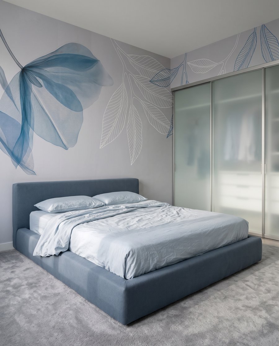 Folhas no topo — interior 1