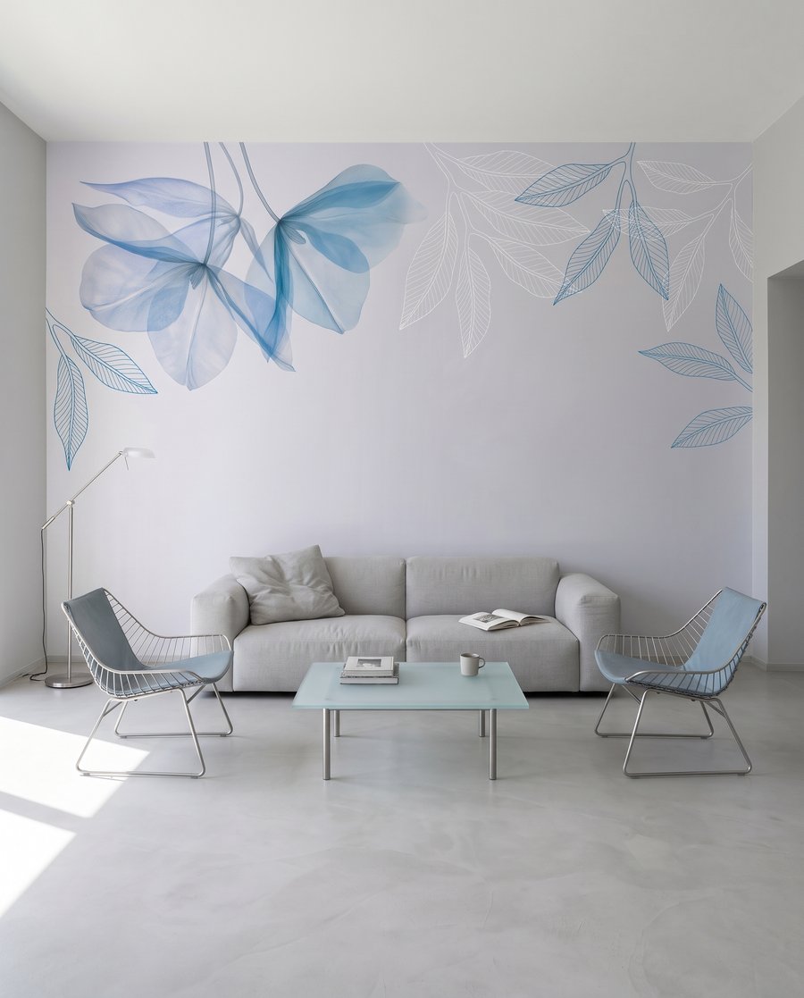 Folhas no topo — interior 3