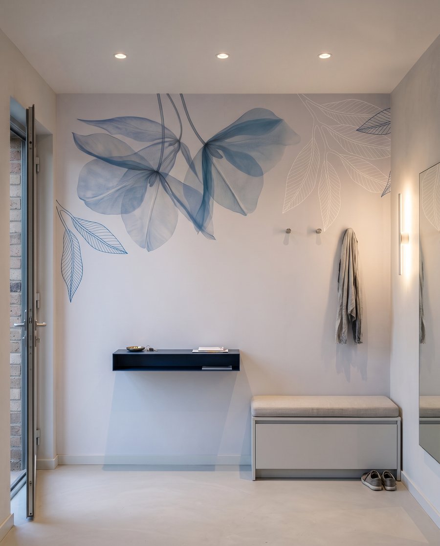 Folhas no topo — interior 6