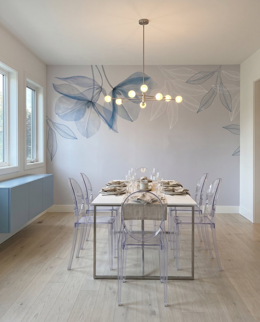Folhas no topo — interior 8