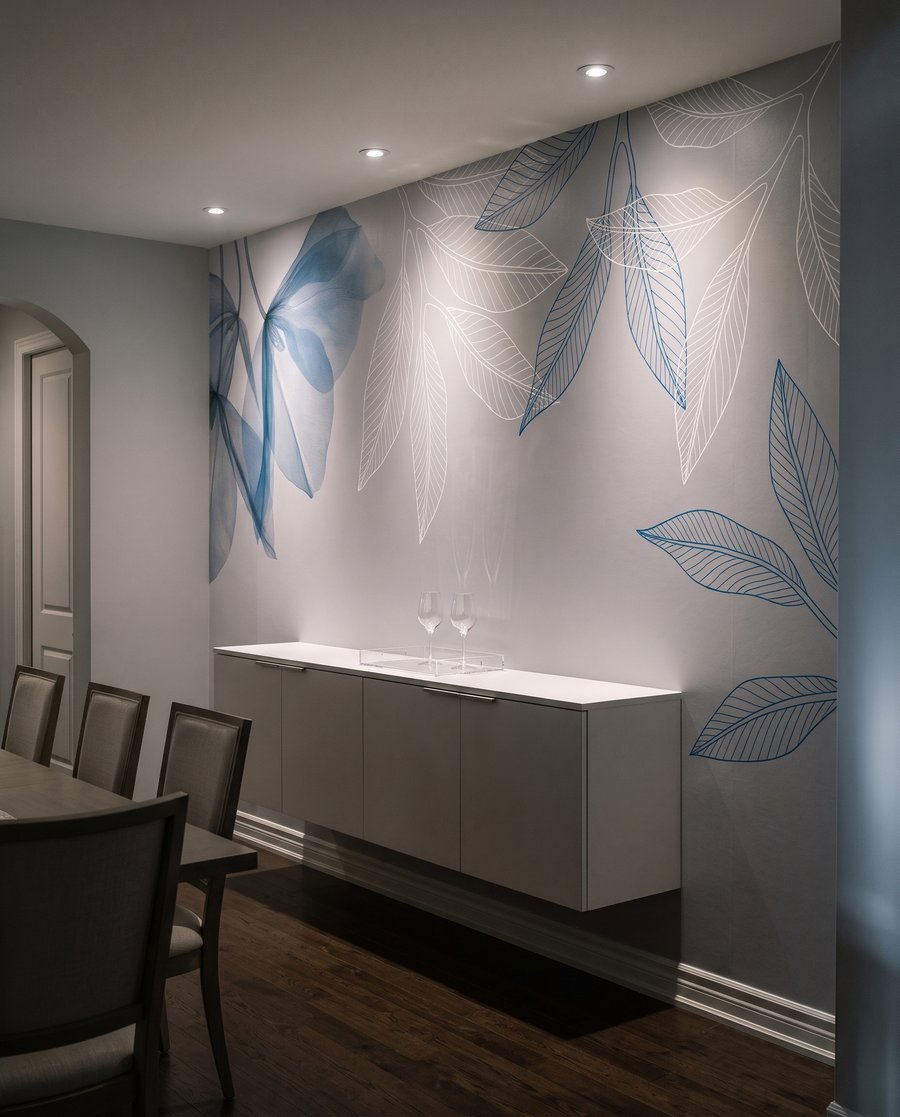 Folhas no topo — interior 9
