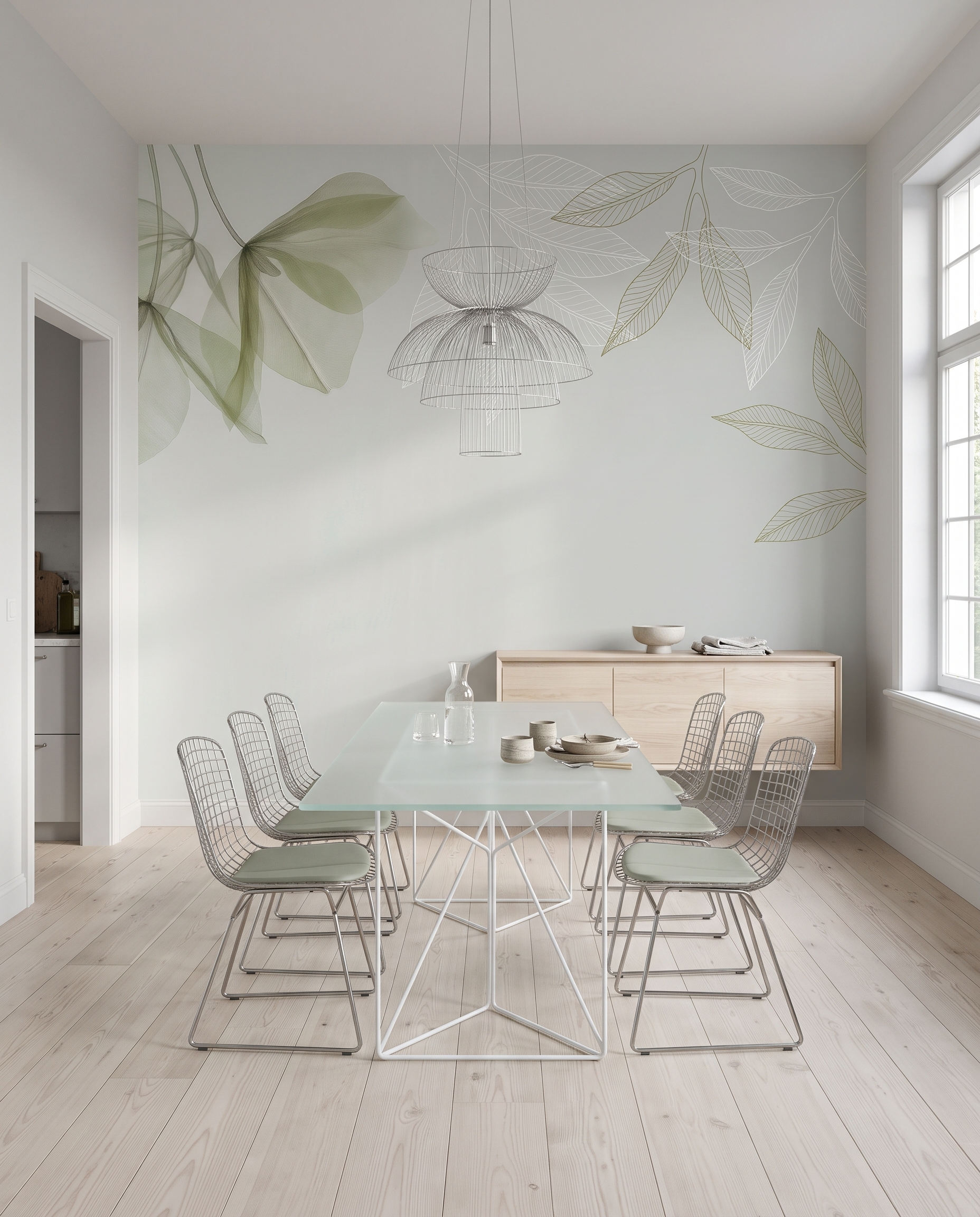 Folhas no topo — interior 5