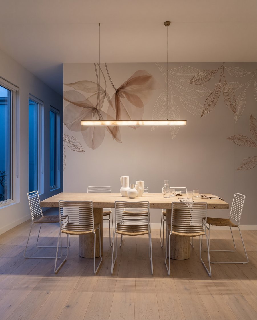 Folhas no topo — interior 6