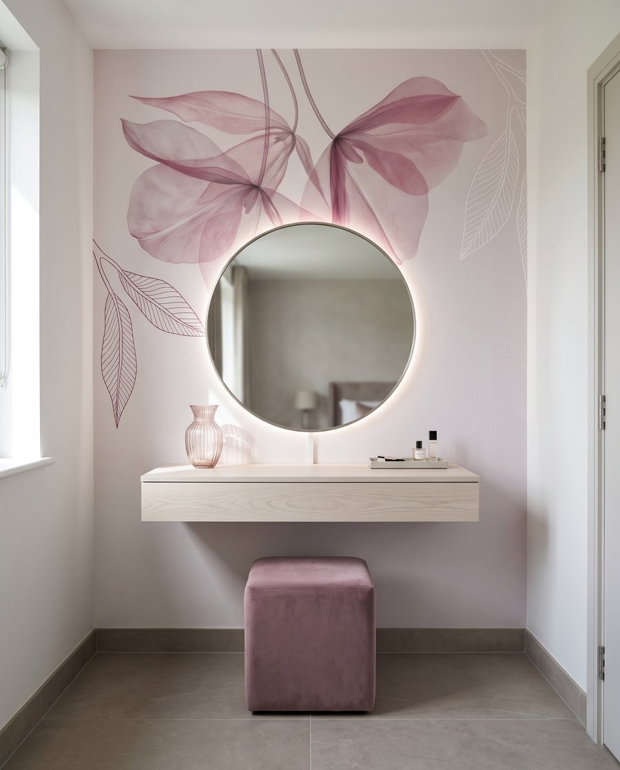 Folhas no topo — interior 3