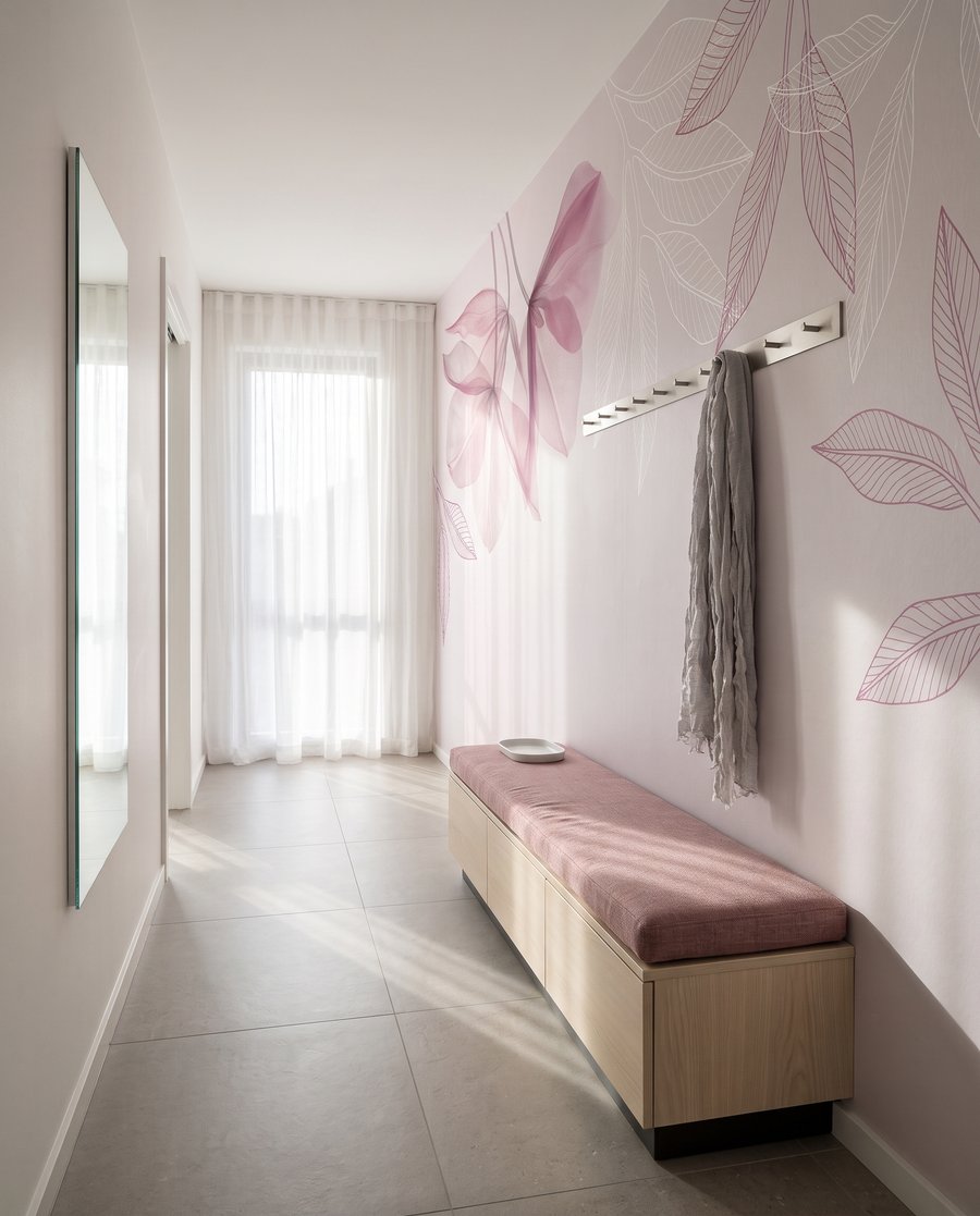 Folhas no topo — interior 5