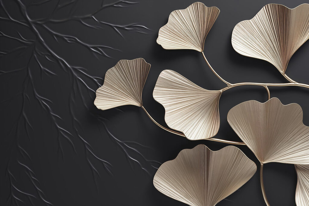 Ramo de ginkgo — design completo