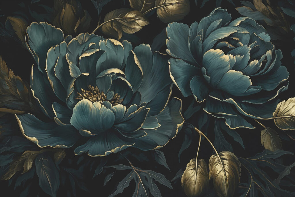 Flores ao anoitecer — design completo