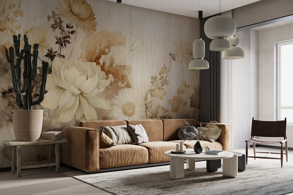 Pinceladas e flores — interior 1
