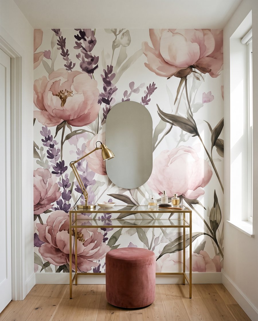 Cachos de flores finas — interior 2