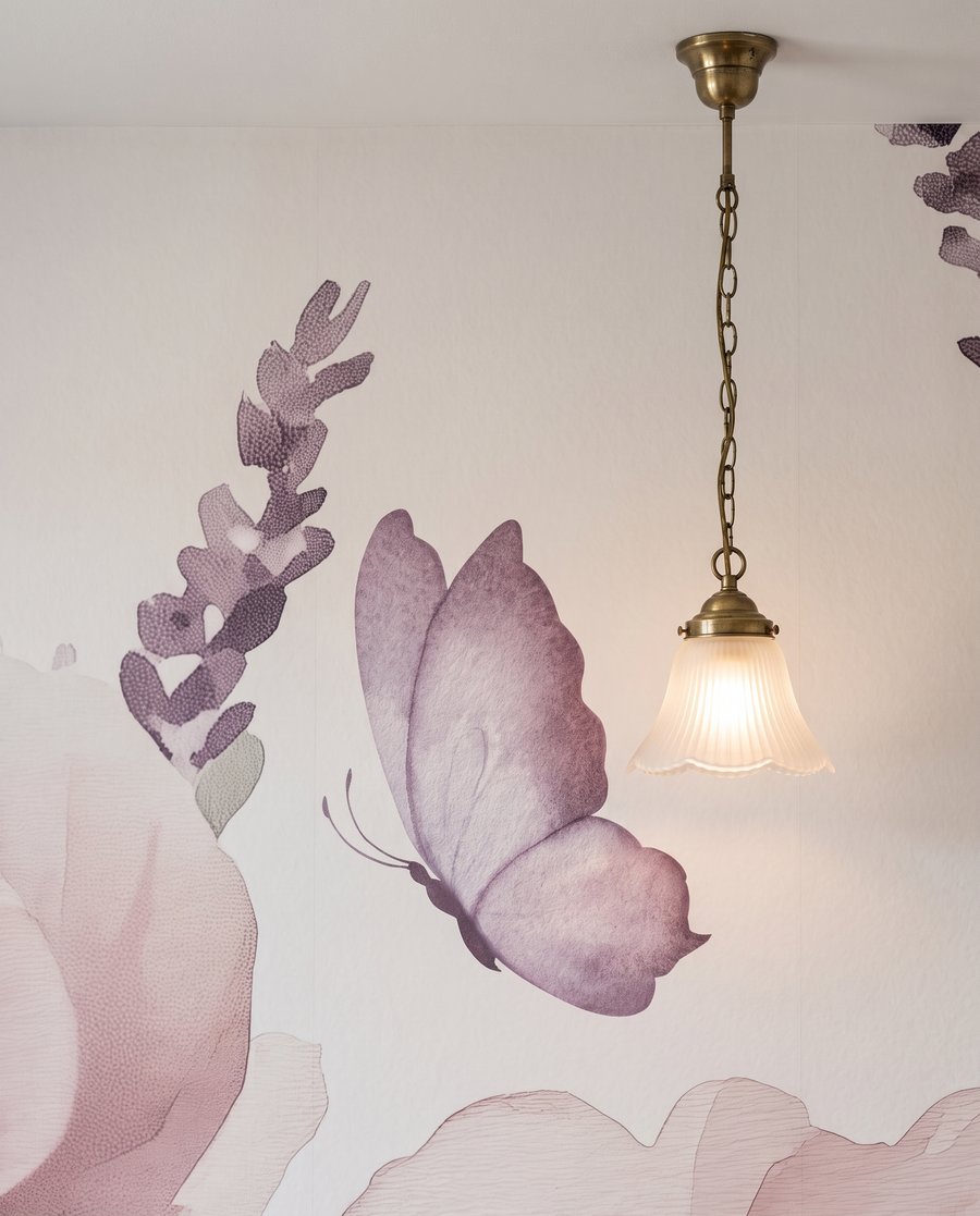 Cachos de flores finas — detalhe