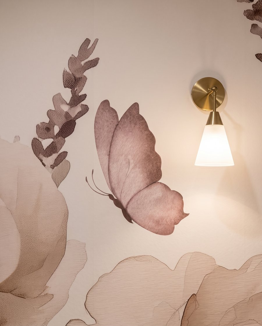 Cachos de flores finas — detalhe
