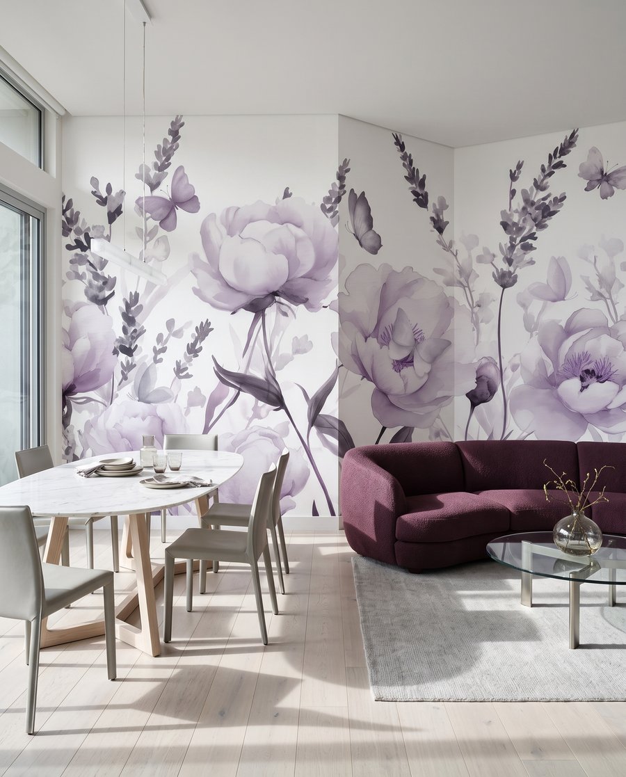 Cachos de flores finas — interior 3