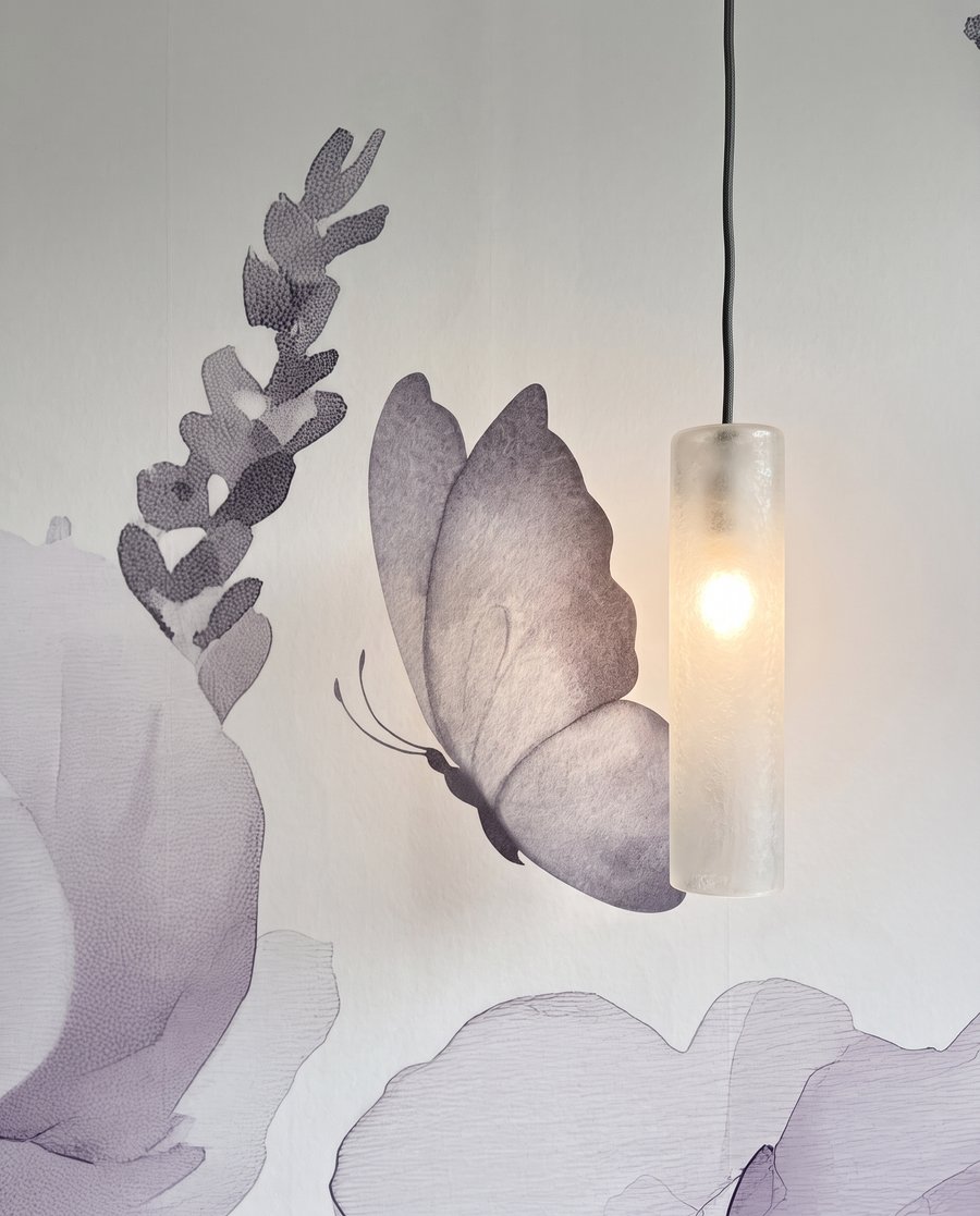 Cachos de flores finas — detalhe
