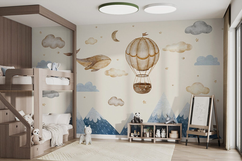 Baleia e balão — interior 3