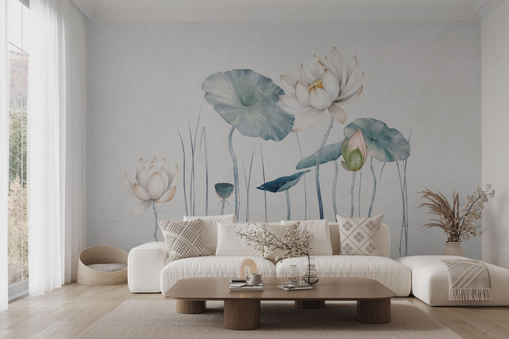 Lótus e reflexos — interior 1