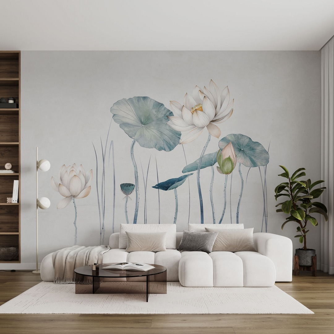 Lótus e reflexos — interior 2