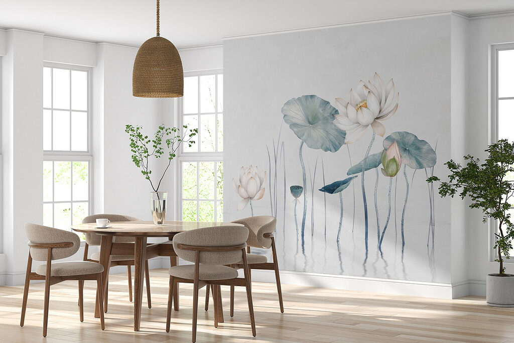 Lótus e reflexos — interior 3