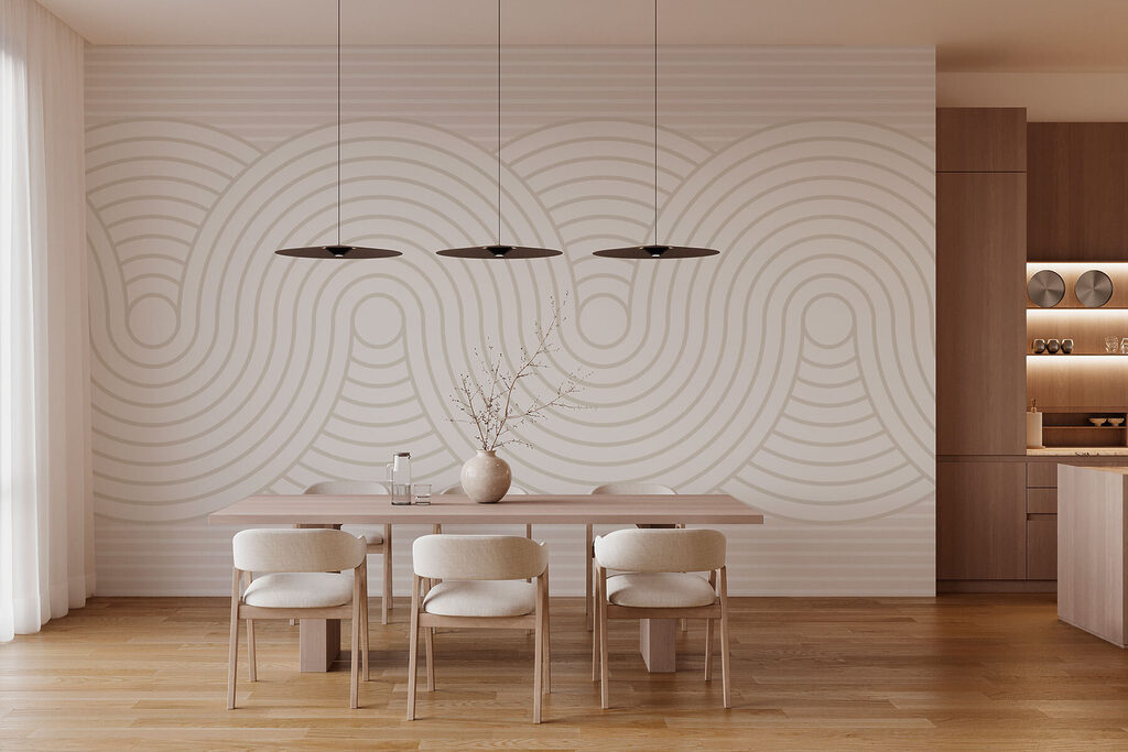 Ondas cinzentas sobre branco — interior 2
