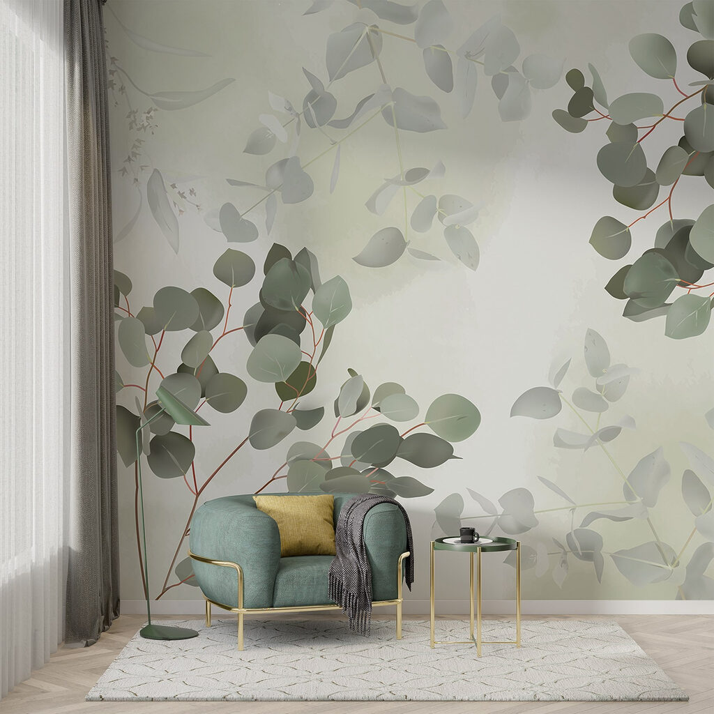 Folhas redondas e sombras — interior 2