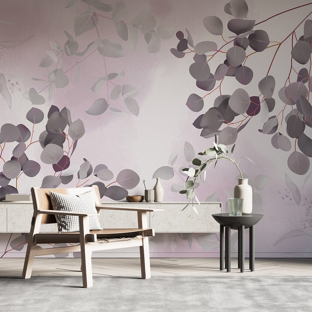 Folhas redondas e sombras — interior 1