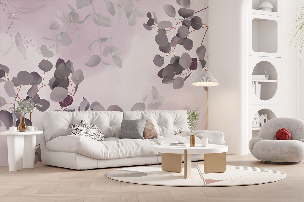 Folhas redondas e sombras — interior 2