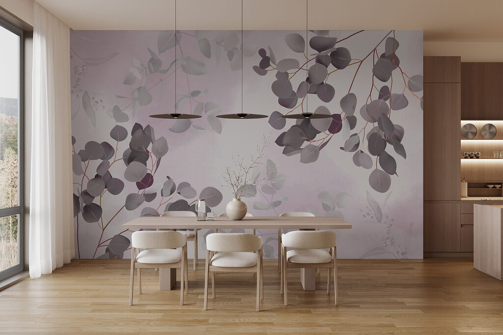 Folhas redondas e sombras — interior 3