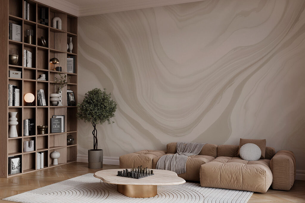 Linhas claras em ondas — interior 2