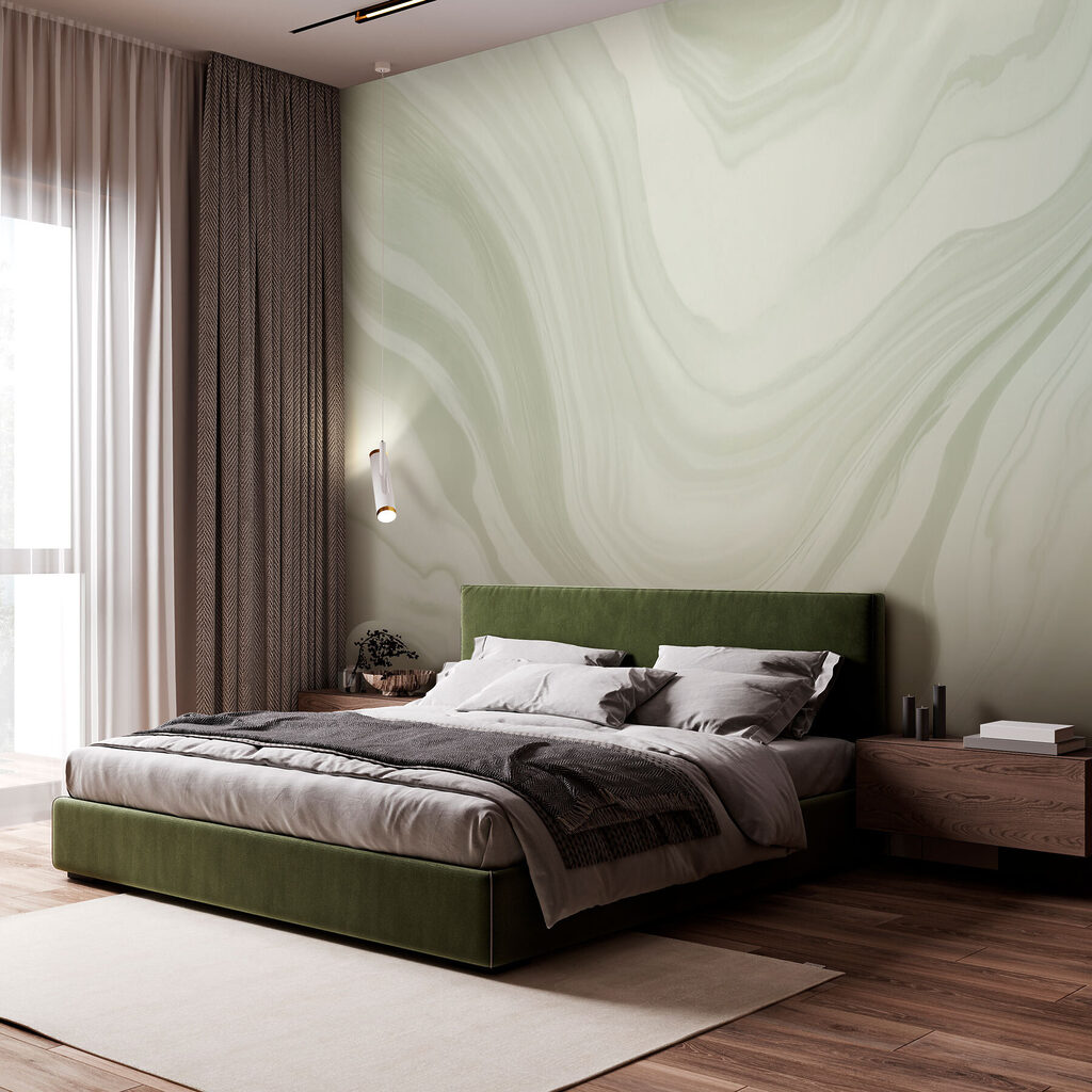 Linhas claras em ondas — interior 1