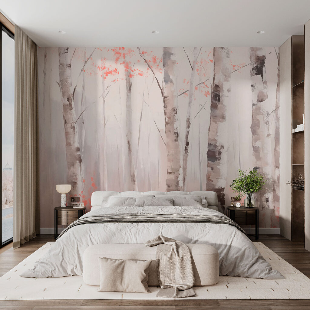 Bétulas com toques cor-de-rosa — interior 1