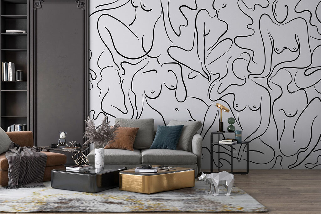 Mulheres em linhas soltas — interior 2