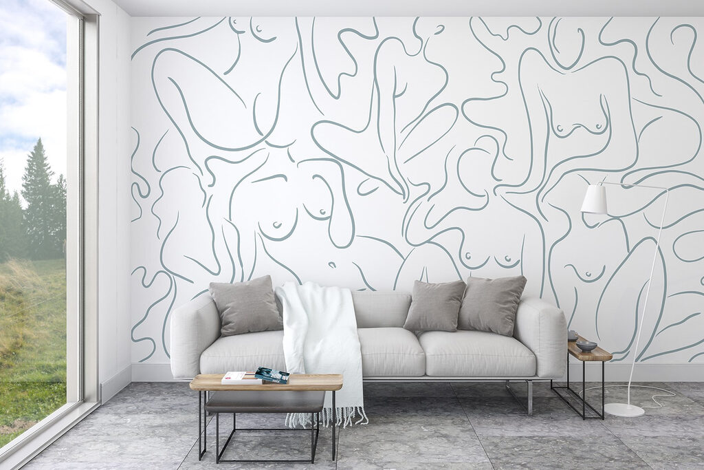 Mulheres em linhas soltas — interior 2