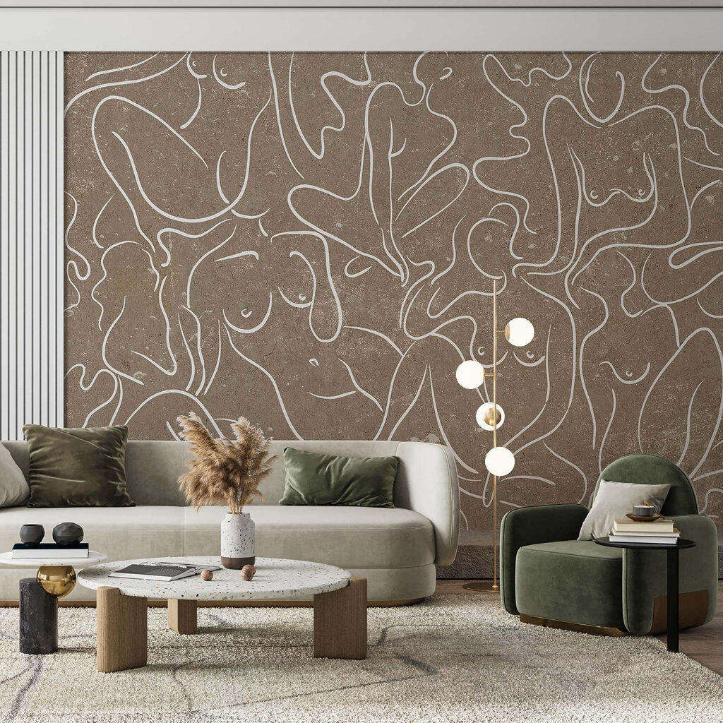 Mulheres em linhas brancas — interior 3