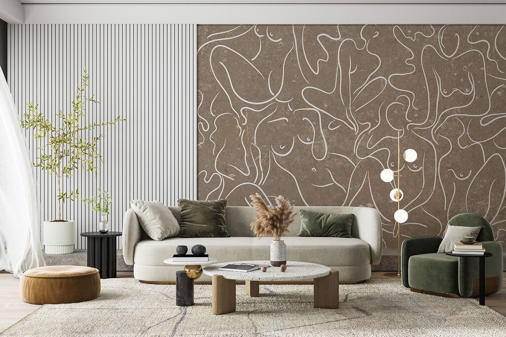 Mulheres em linhas brancas — interior 4