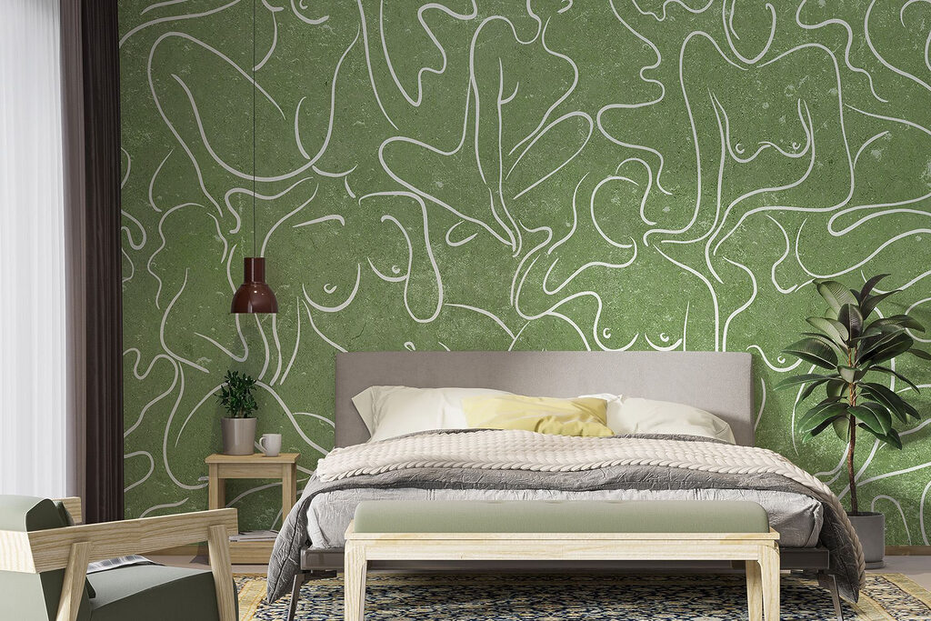Mulheres em linhas brancas — interior 2
