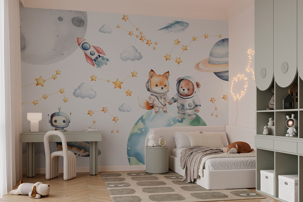 Animais no espaço — interior 1