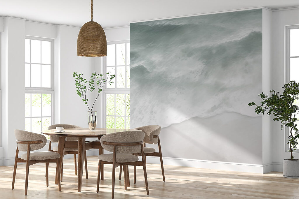 Ondas turquesa com espuma — interior 2